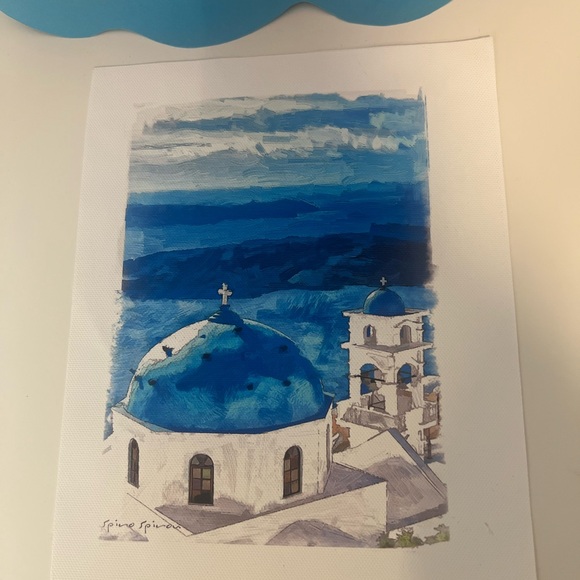 Greece Canvas Print , Ready to frame - Picture 2 of 4